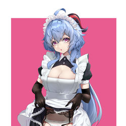 This is a pixiv picture whose title is 甘雨.