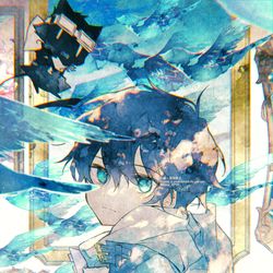 This is a pixiv picture whose title is 未だ旅の途中.