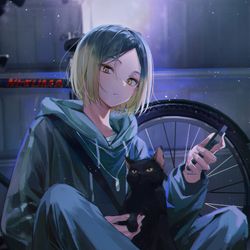 This is a pixiv picture whose title is HQ.