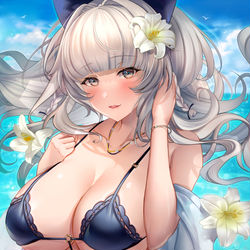 This is a pixiv picture whose title is ラスペツィアの花.