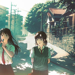 This is a pixiv picture whose title is ラムネ色の夏.