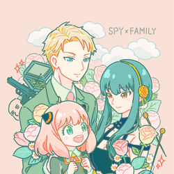 This is a pixiv picture whose title is SPY×FAMILY.