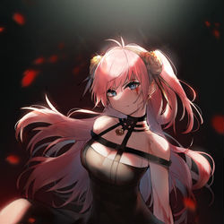 This is a pixiv picture whose title is Shikimori as Yor.