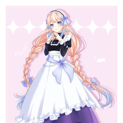 This is a pixiv picture whose title is メイド服心海ちゃん.