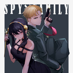 This is a pixiv picture whose title is SPY×FAMILY.