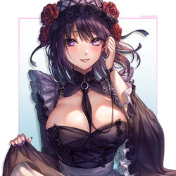 This is a pixiv picture whose title is 黒江雫.