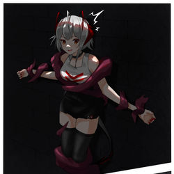 This is a pixiv picture whose title is W.