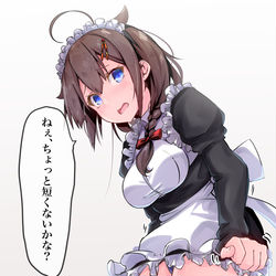 This is a pixiv picture whose title is メイド時雨.