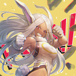 This is a pixiv picture whose title is ラビットヒーロー.