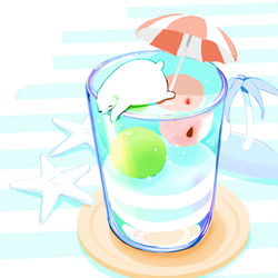This is a pixiv picture whose title is 夏色ゼリー.