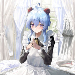 This is a pixiv picture whose title is 「あの…似合ってますでしょうか……？」.