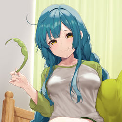 This is a pixiv picture whose title is 部屋着ずんこ.