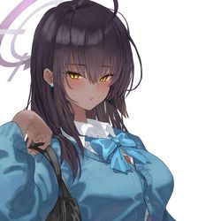 This is a pixiv picture whose title is 『角楯カリン』.