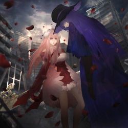 This is a pixiv picture whose title is マジカルデスペア第２章(後編)公開.
