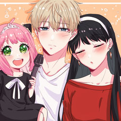 This is a pixiv picture whose title is SPY×FAMILY.