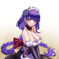 This is a pixiv picture whose title is Maid Shogun.