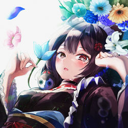 This is a pixiv picture whose title is さようなら、花泥棒さん.