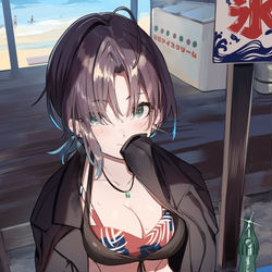 This is a pixiv picture whose title is えー、見てよ.