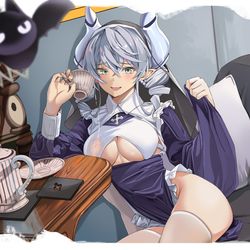 This is a pixiv picture whose title is 白银城的（  ).