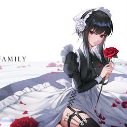 This is a pixiv picture whose title is ヨル・フォージャーメイド.