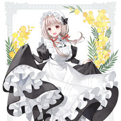 This is a pixiv picture whose title is ミモザ.