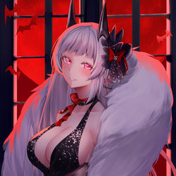 This is a pixiv picture whose title is 朱月の破壊者.