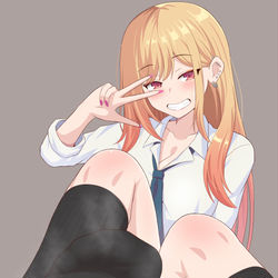 This is a pixiv picture whose title is 喜多川海夢.