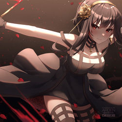This is a pixiv picture whose title is ヨル・フォージャー.