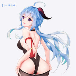 This is a pixiv picture whose title is 原神_甘雨.