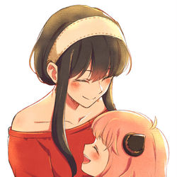 This is a pixiv picture whose title is ははとアーニャ.