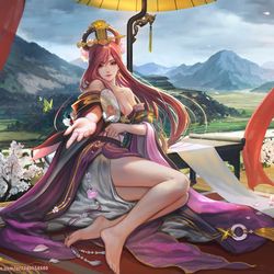 This is a pixiv picture whose title is 【率土之滨】甄洛.