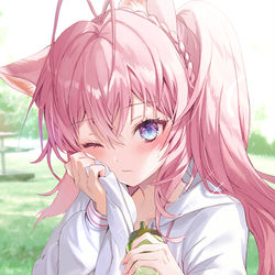 This is a pixiv picture whose title is 運動後.