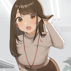 This is a pixiv picture whose title is わ！すごい量...。一緒にやろっか？💦.
