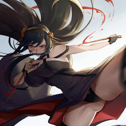 This is a pixiv picture whose title is 约尔太太.