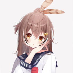This is a pixiv picture whose title is Sailor Uniform Mumei.