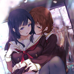 This is a pixiv picture whose title is 【Skeb】恋慕.