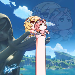 This is a pixiv picture whose title is 🐱~ ~ ~ ~ ~ ~ ~ ~ ~ ~ (mondstadt).