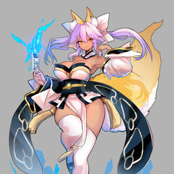 This is a pixiv picture whose title is 褐色キャス狐.