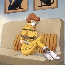 This is a pixiv picture whose title is エイプリル・オニール.