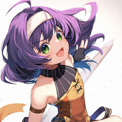 This is a pixiv picture whose title is 【FE】子供ワユ【ヒーローズ】.