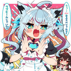 This is a pixiv picture whose title is メイドの日×フブキちゃん.