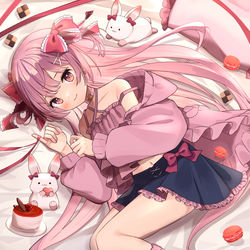 This is a pixiv picture whose title is 🎀.