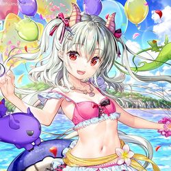 This is a pixiv picture whose title is 蒼穹の彼方より.
