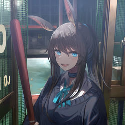 This is a pixiv picture whose title is batting.