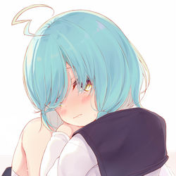 This is a pixiv picture whose title is 白制服娘 その2.