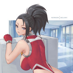 This is a pixiv picture whose title is Momo Yaoyorozu.
