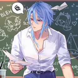 This is a pixiv picture whose title is Um, Pov.....