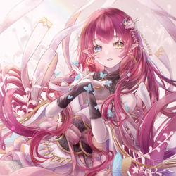 This is a pixiv picture whose title is 咲.