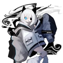This is a pixiv picture whose title is commission.