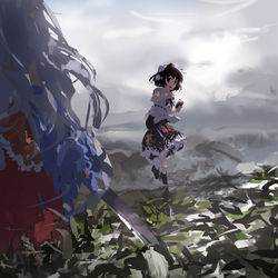 This is a pixiv picture whose title is エンカウント.